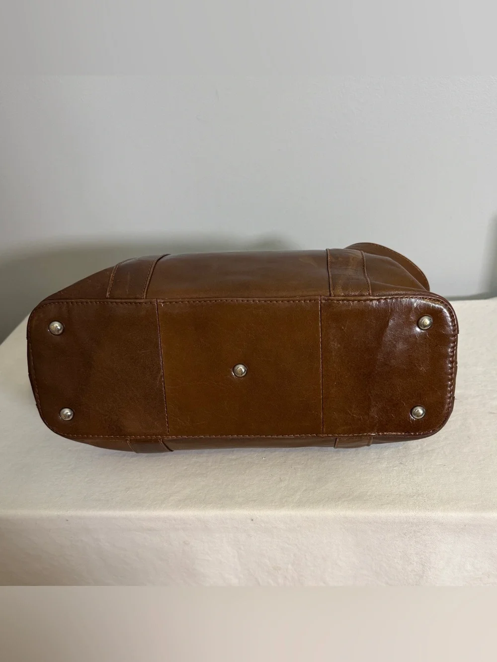 Ashwood leather satchel